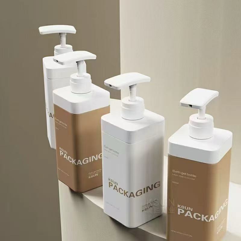 XYF PE材质洗发水/沐浴露瓶500ml